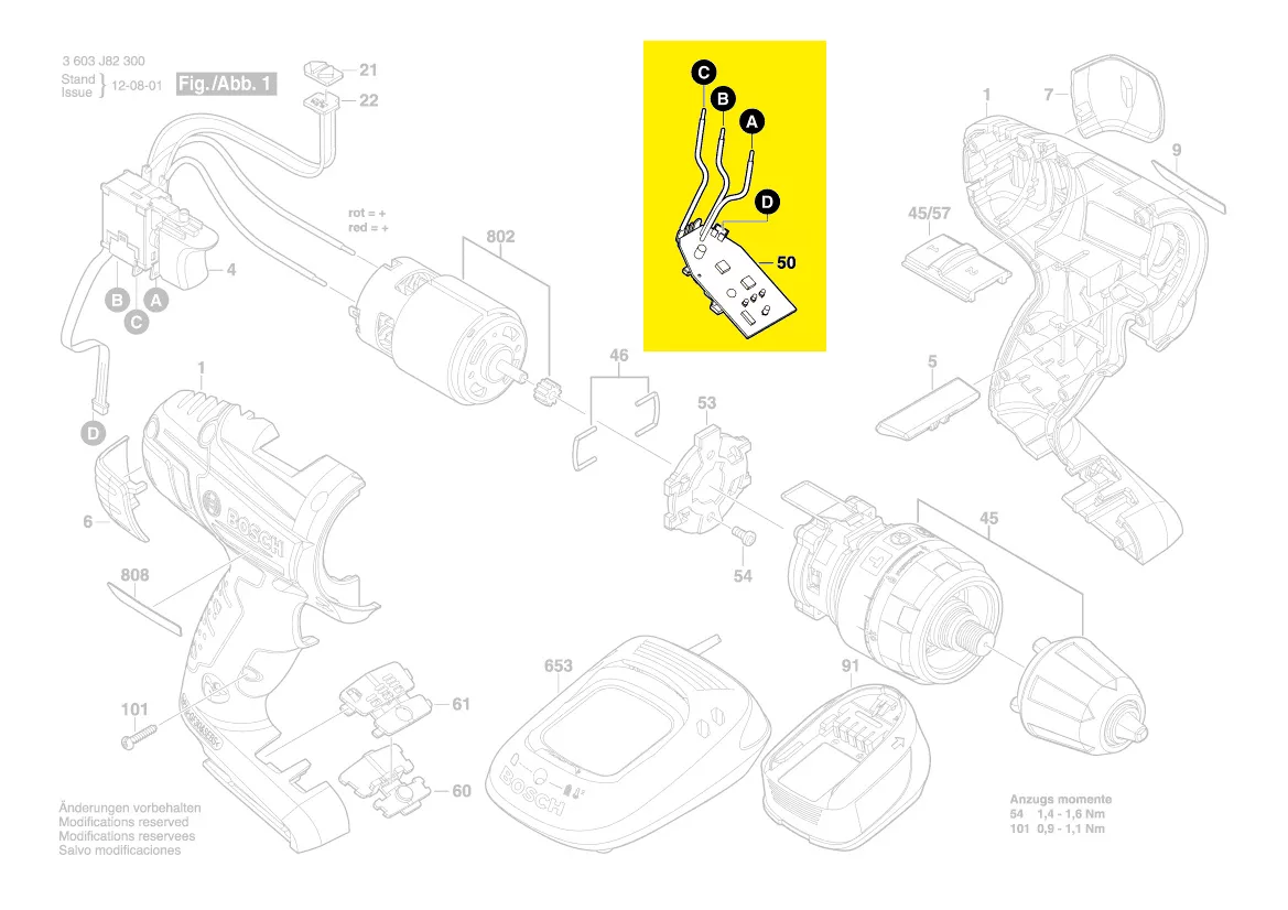 Platine réf. 2 609 006 095 BOSCH